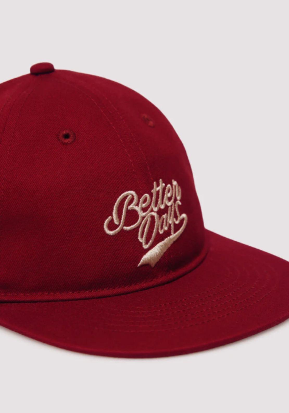 Springfield Embroidered Flat Visor Cap - Red 5 Shaws Department Stores