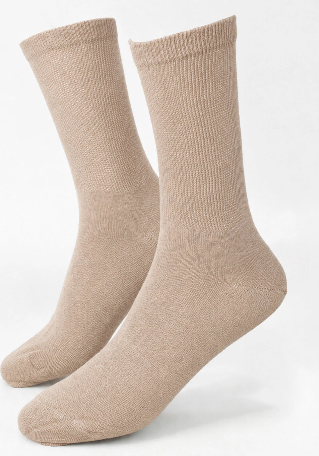 Marie Claire Extra Wide Top Socks 2 Pair Pack - Beige 2 Shaws Department Stores