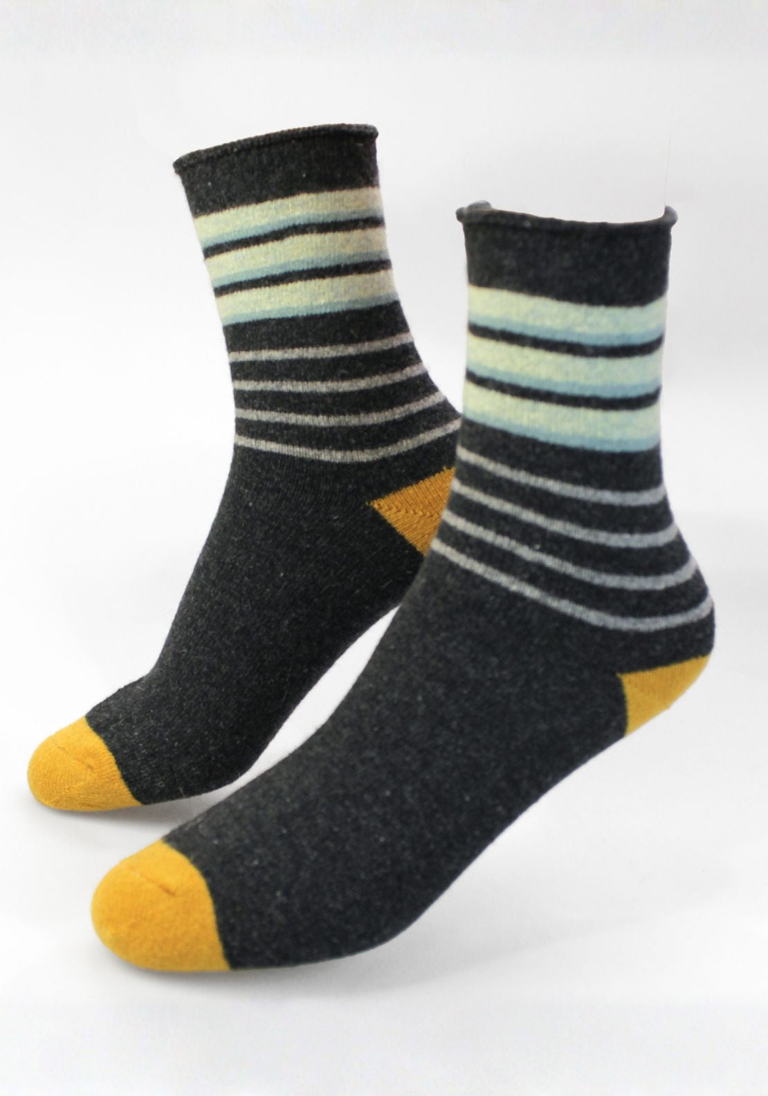 Marie Claire Lambs Wool Soft Socks - Black 1 Shaws Department Stores