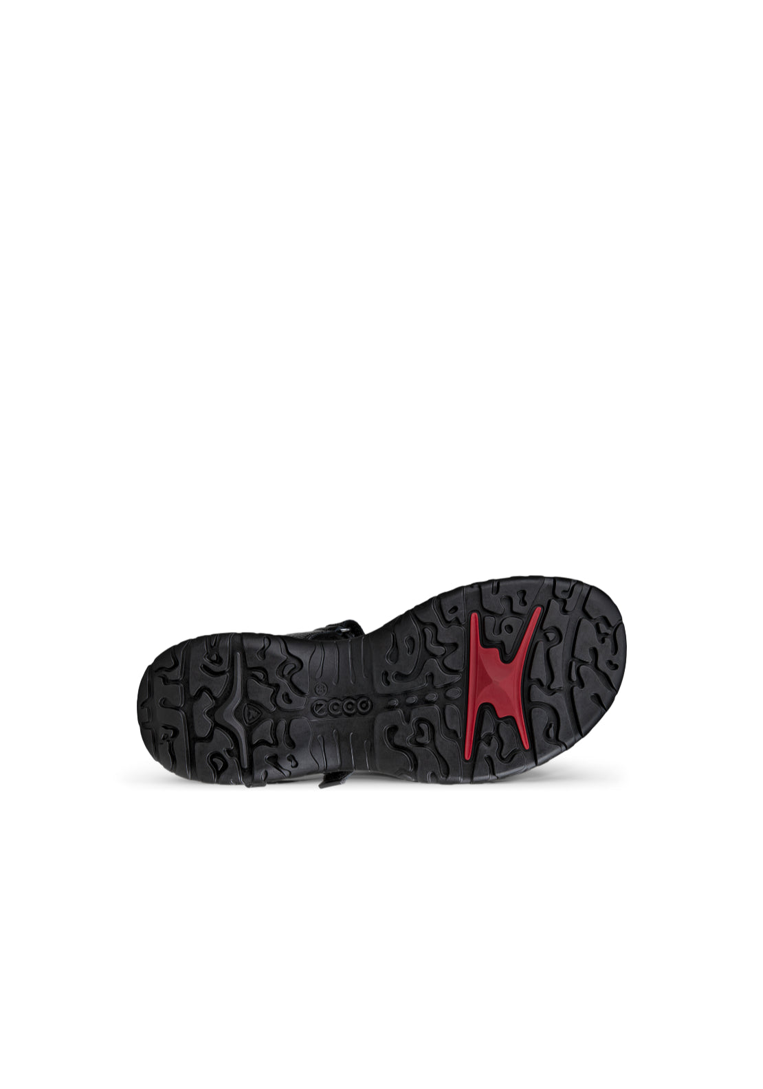 Ecco Offroad Roam Light Sandal - Black Patent 3 Shaws Department Stores