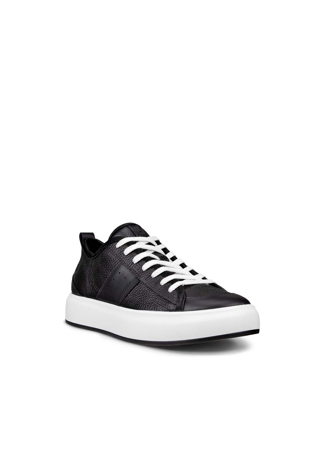 Ecco Street 720 Casual Lace Shoe - Black 1 Shaws Department Stores