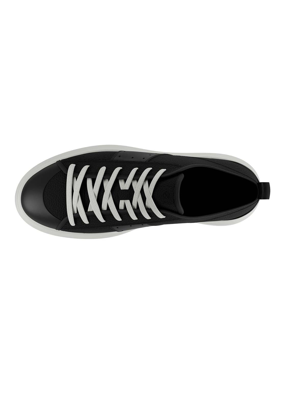 Ecco Street 720 Casual Lace Shoe - Black 2 Shaws Department Stores