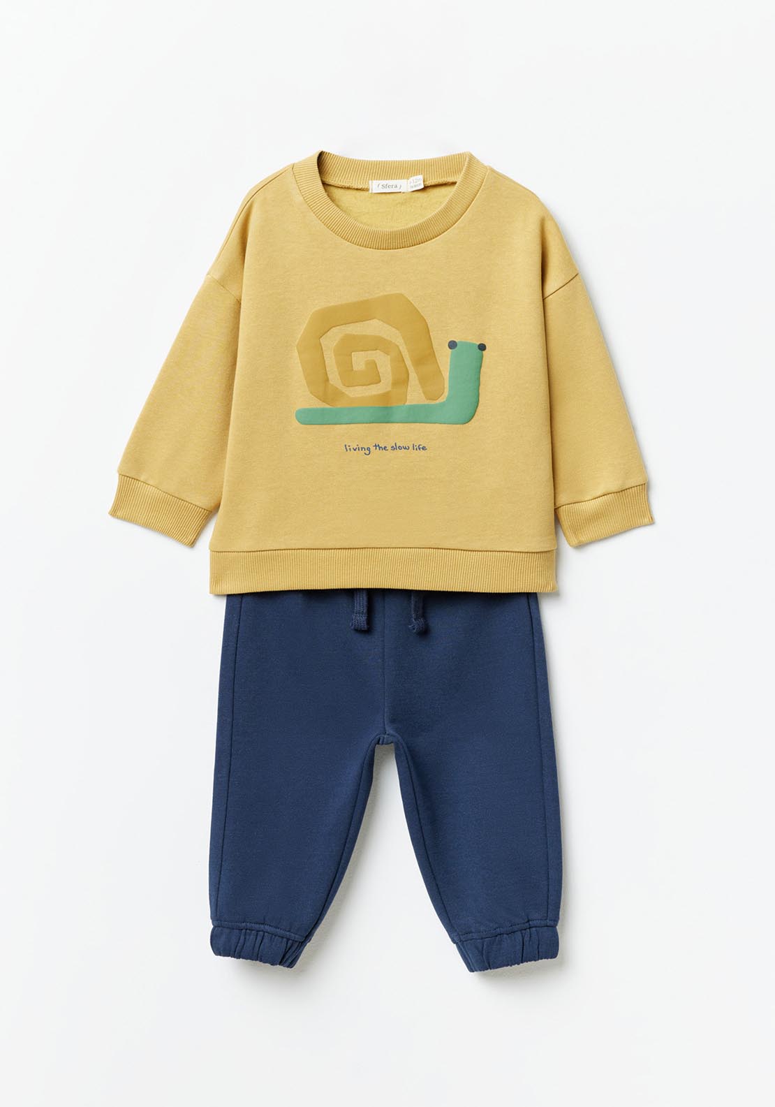 Sfera Snail fleece set - Yellow 1 Shaws Department Stores