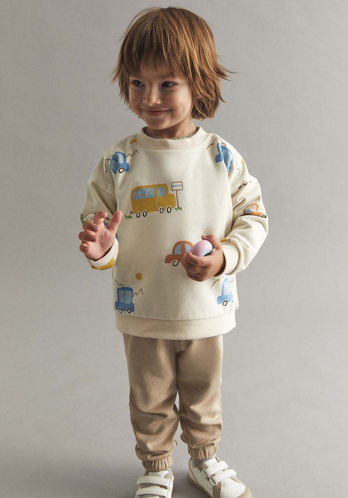 Printed Set - Cream