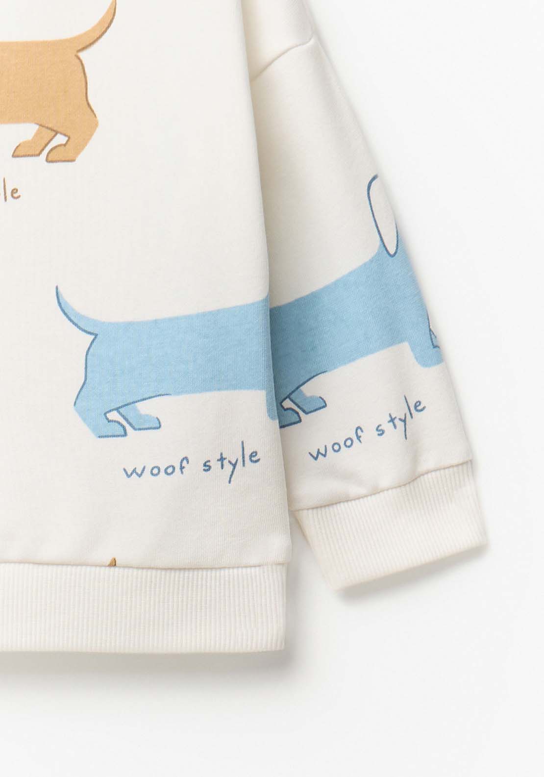 Printed Terry Set - White