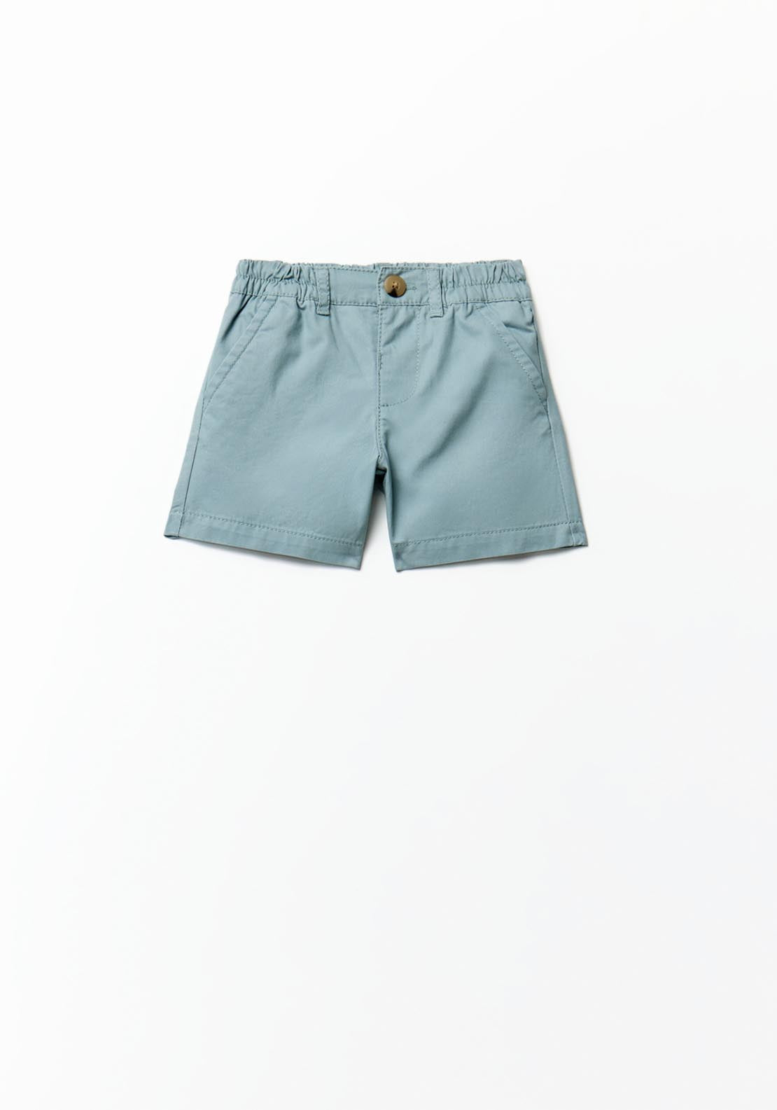 Sfera Chino Bermuda Shorts - Blue Petrol 1 Shaws Department Stores