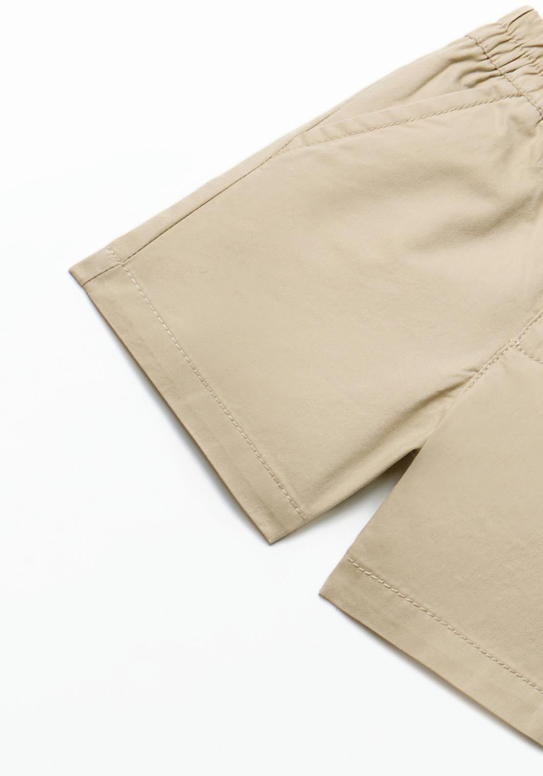 Sfera Chino Bermuda Shorts - Beige 3 Shaws Department Stores
