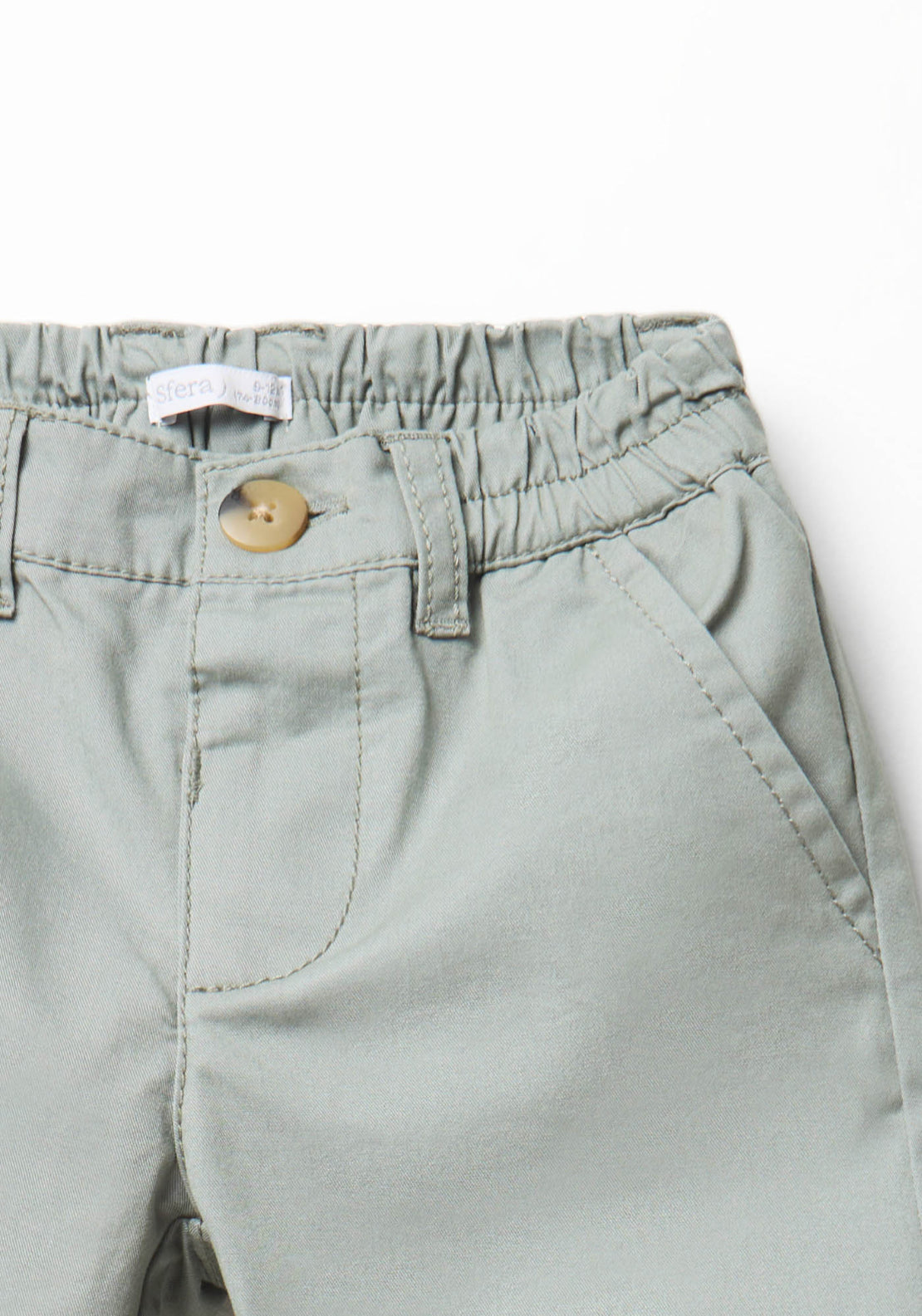 Chino Style Bermuda Shorts - Green