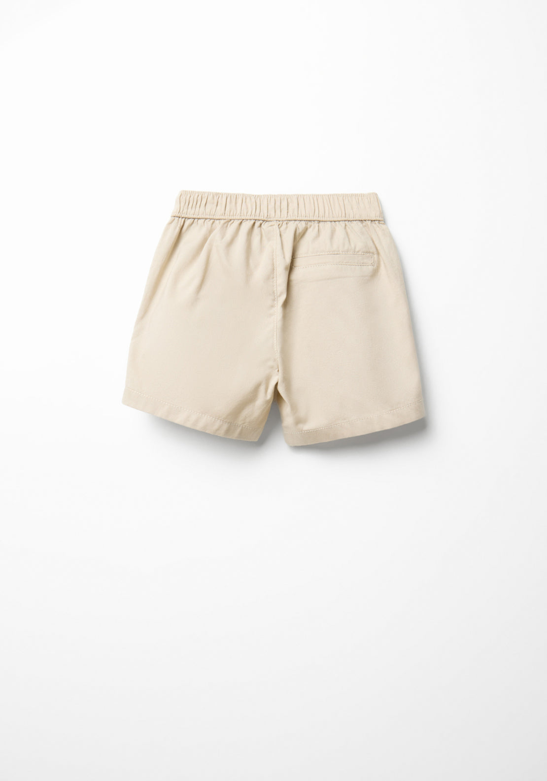 Losse Fit Cotton Bermuda Shorts - Toasty Beige