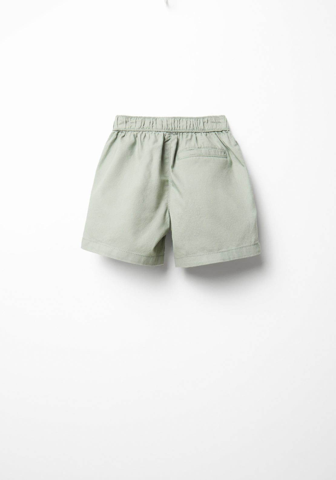 Losse Fit Cotton Bermuda Shorts - Green