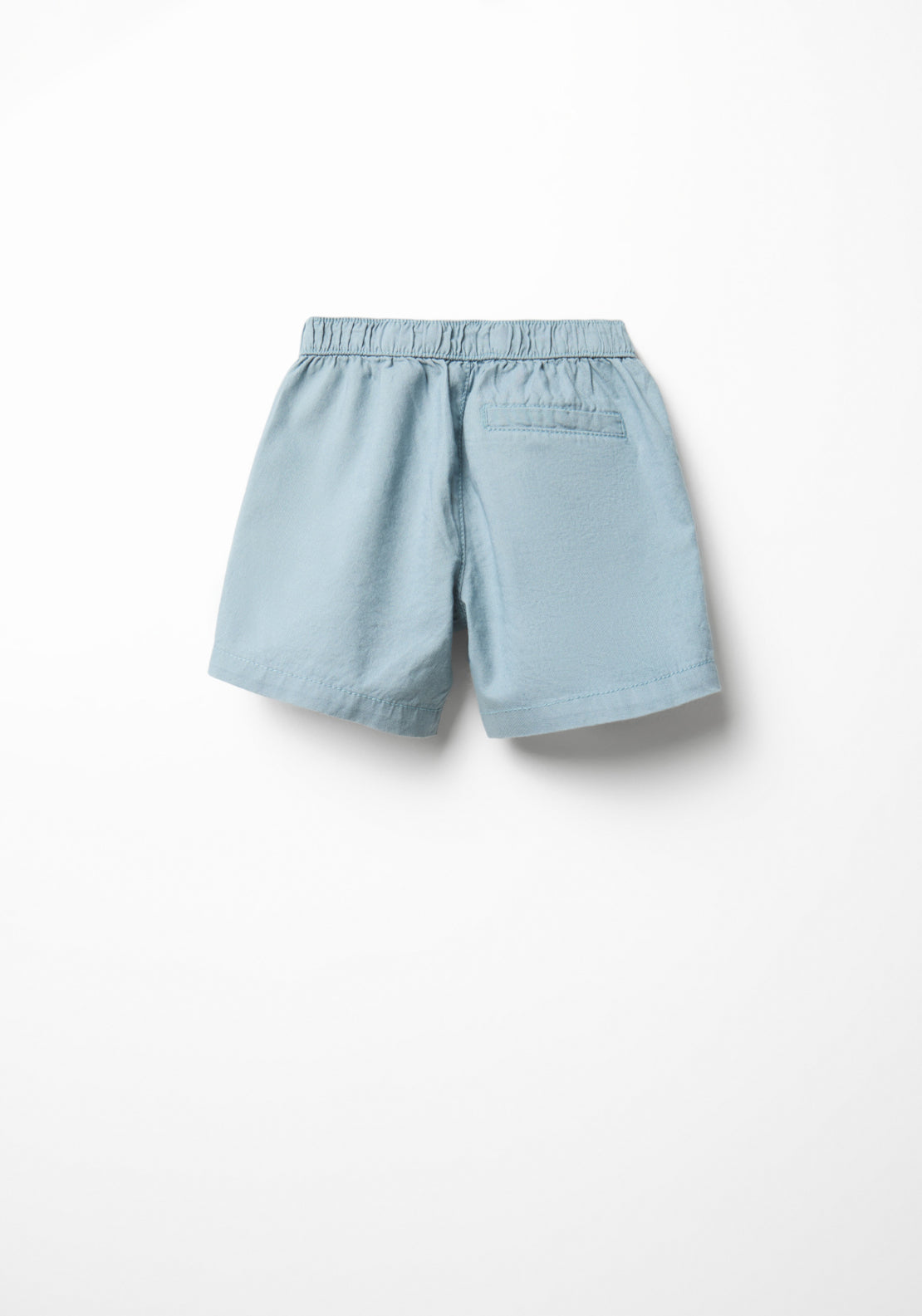 Losse Fit Cotton Bermuda Shorts - Blue Petrol