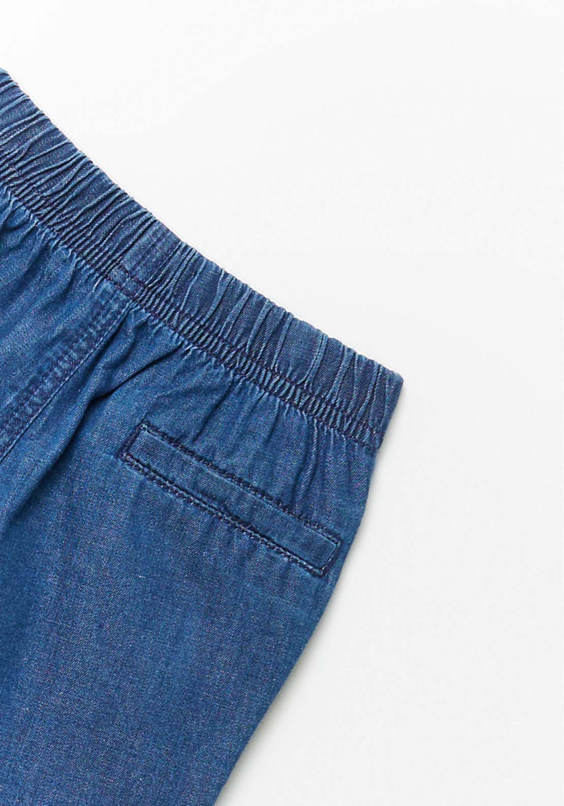 Sfera Drawstring Denim Shorts - Blue 5 Shaws Department Stores