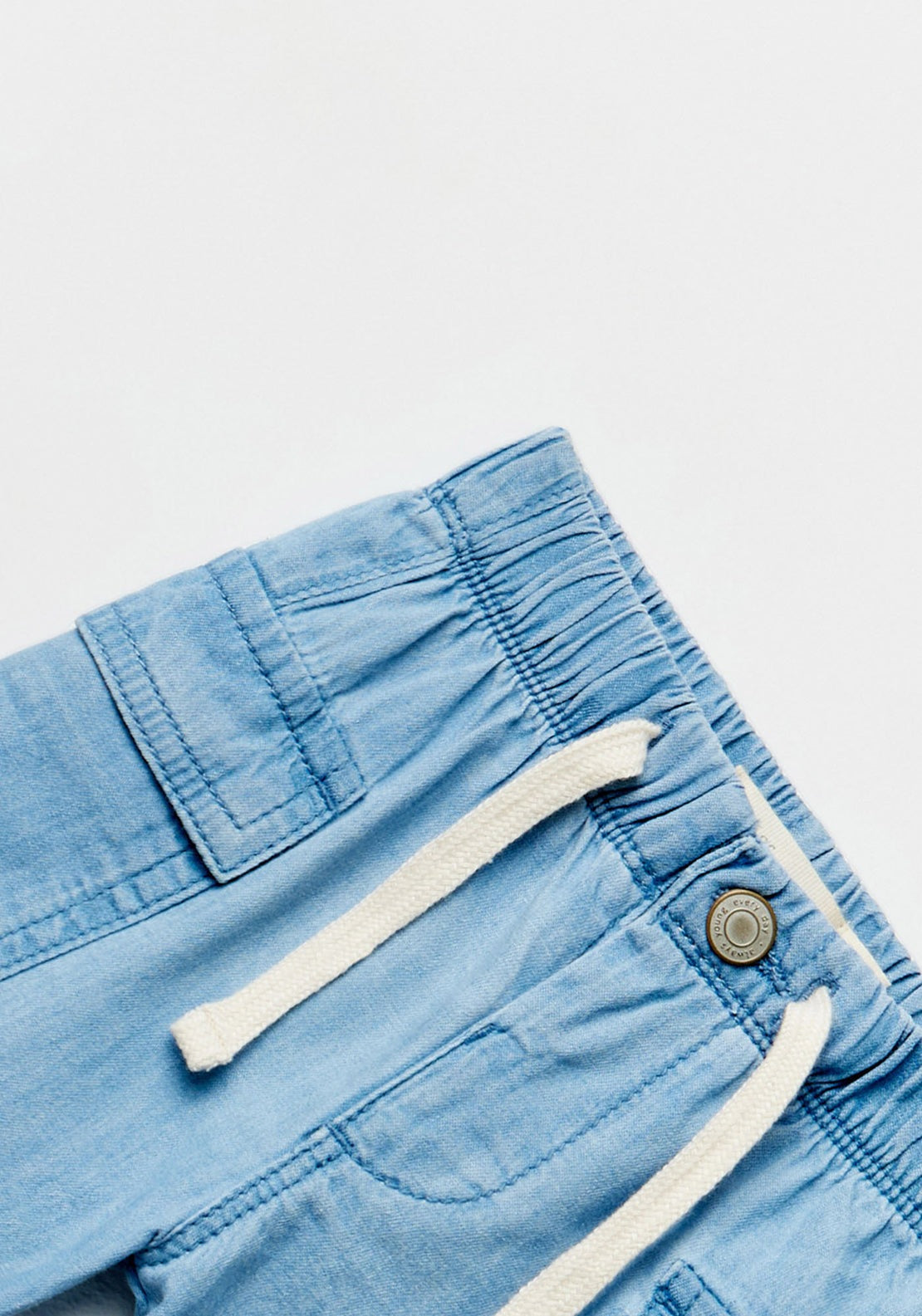 Sfera Cargo denim Bermuda shorts - Denim Light Wash 2 Shaws Department Stores