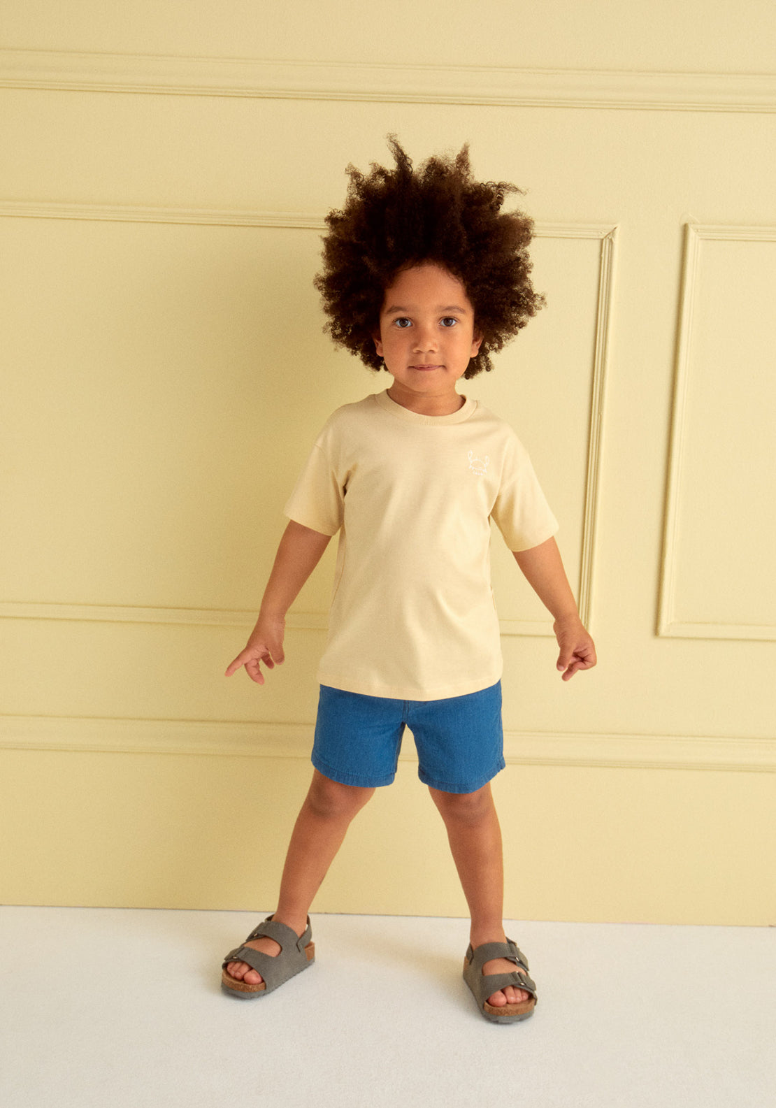 Comfort Fit Denim Bermuda Shorts - Denim Medium Wash