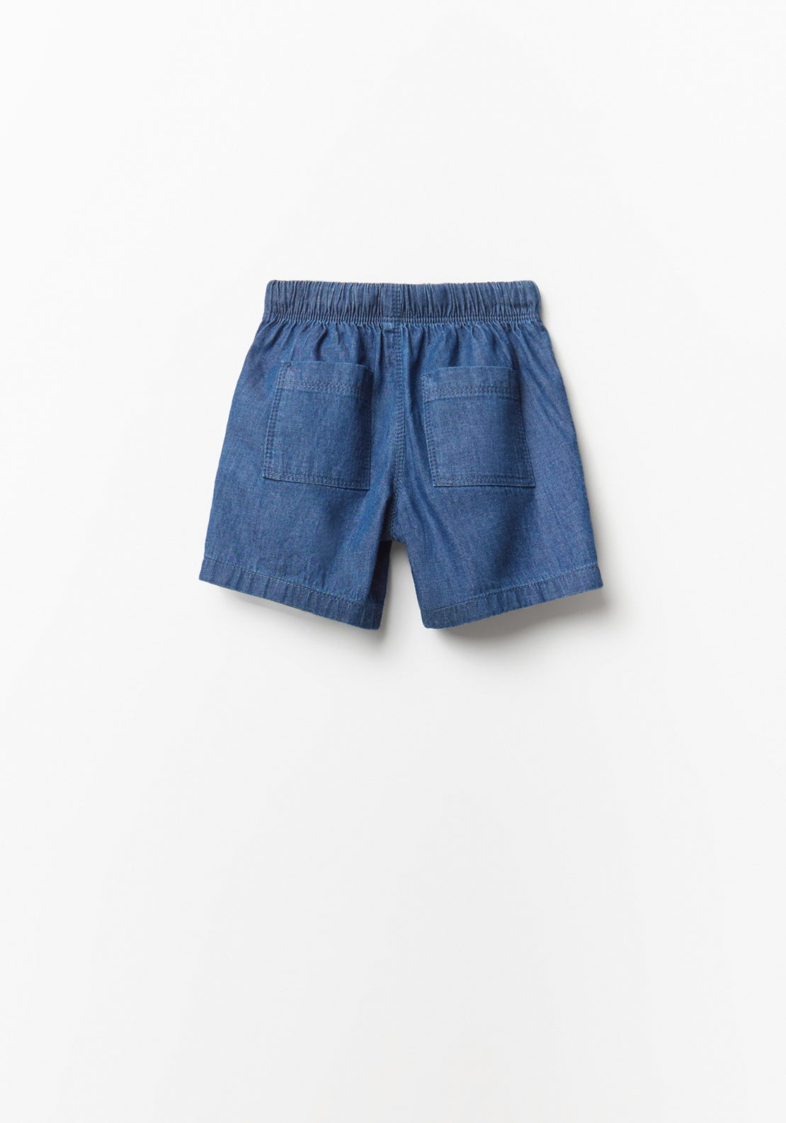 Comfort Fit Denim Bermuda Shorts - Denim Medium Wash