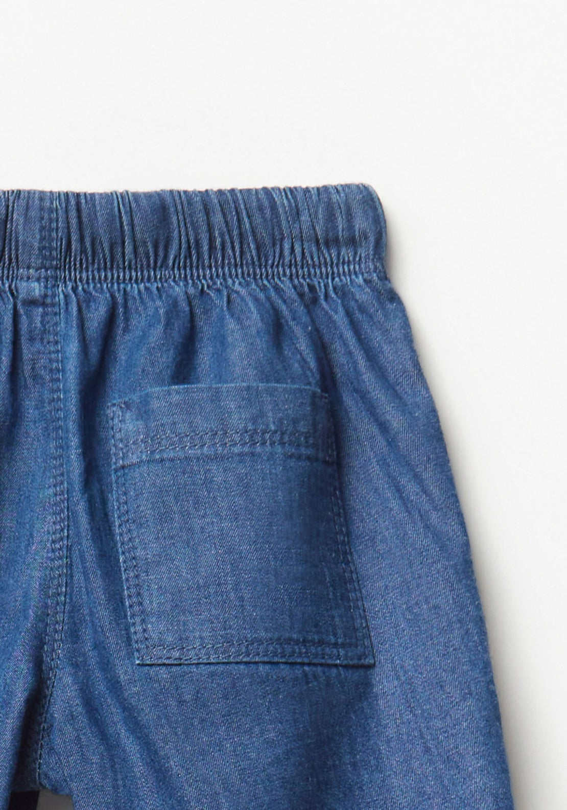 Comfort Fit Denim Bermuda Shorts - Denim Medium Wash