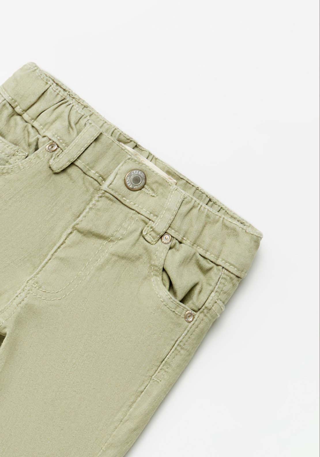 Sfera Basic Trouser With Pockets - Green 2 Shaws Department Stores