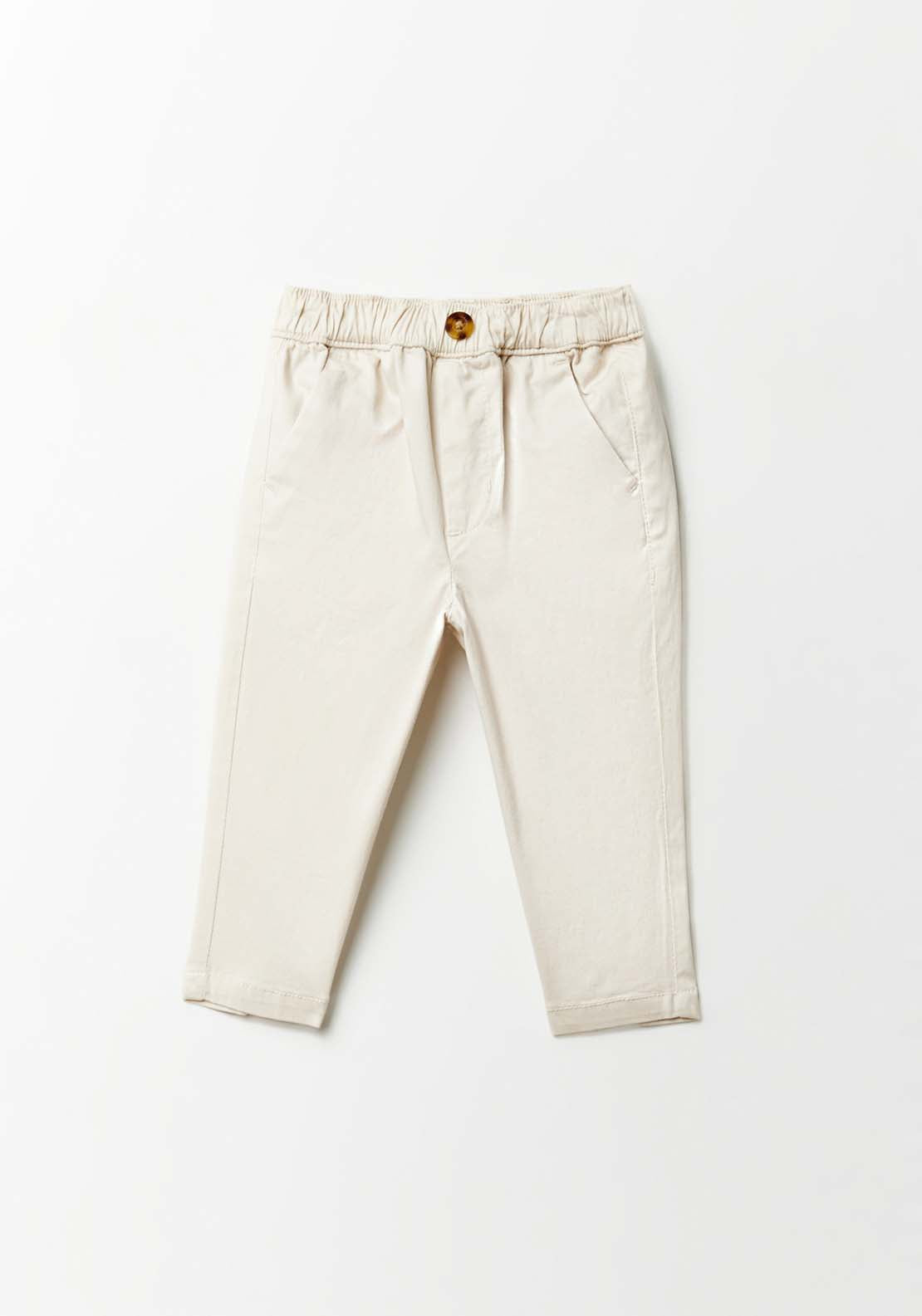 Sfera Comfort-fit chino trousers - Beige 3 Shaws Department Stores