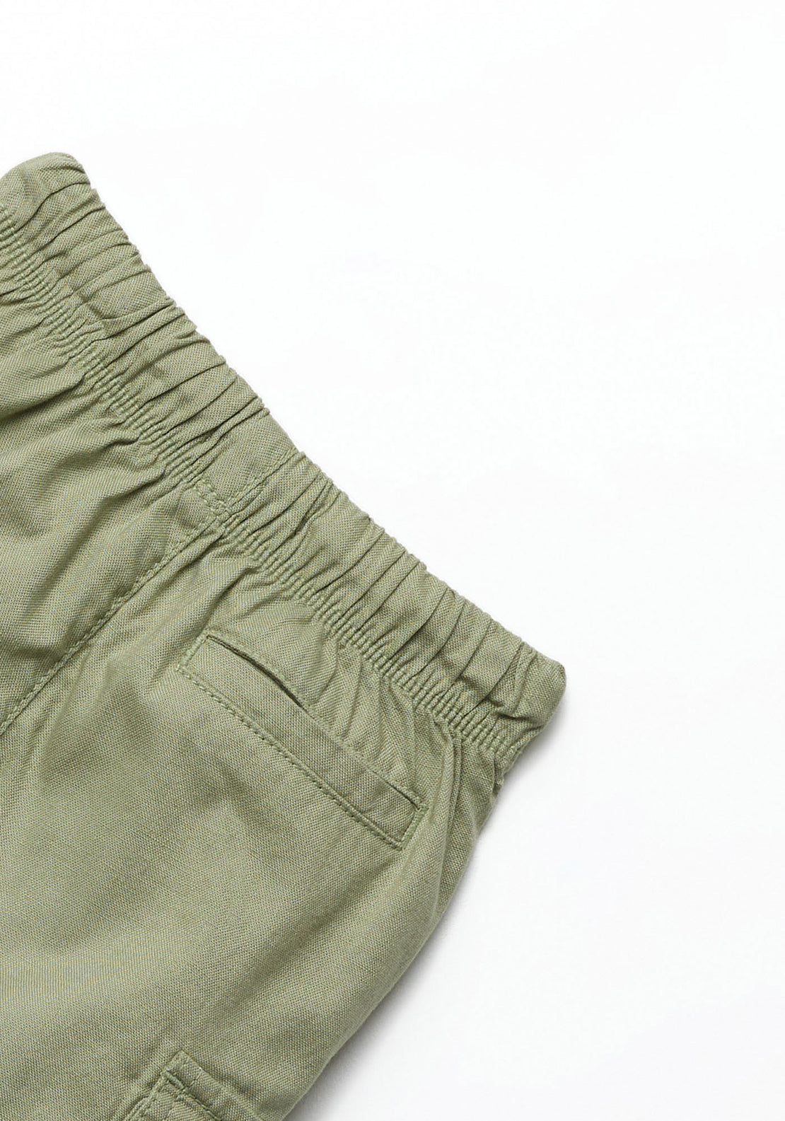 Sfera Cargo-style cotton trousers - Green 4 Shaws Department Stores