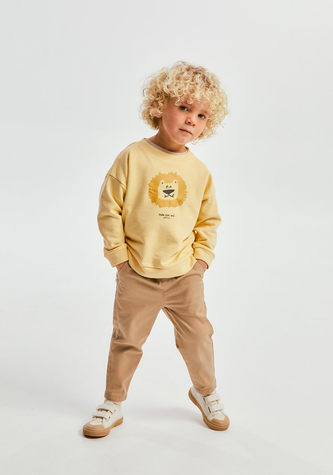 Basic Comfort Chino Trousers - Brown