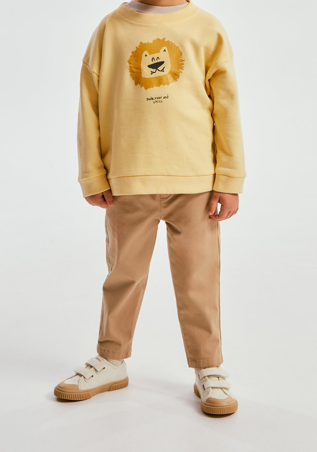 Basic Comfort Chino Trousers - Brown