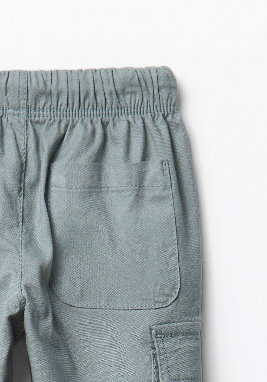 Cotton Cargo Trousers - Green