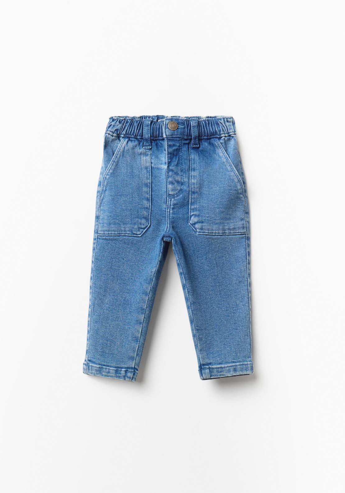 Sfera Comfort Denim Jogger - Denim Light Wash 1 Shaws Department Stores