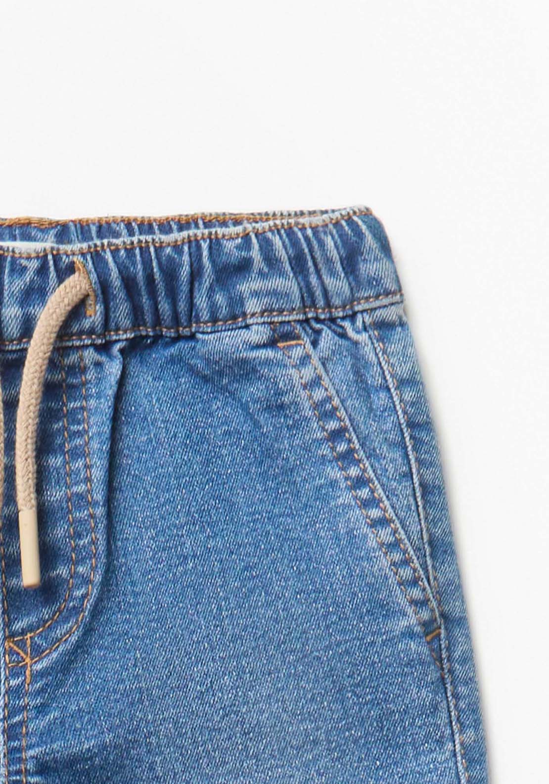 Jogger Denim Knit - Denim Light Wash