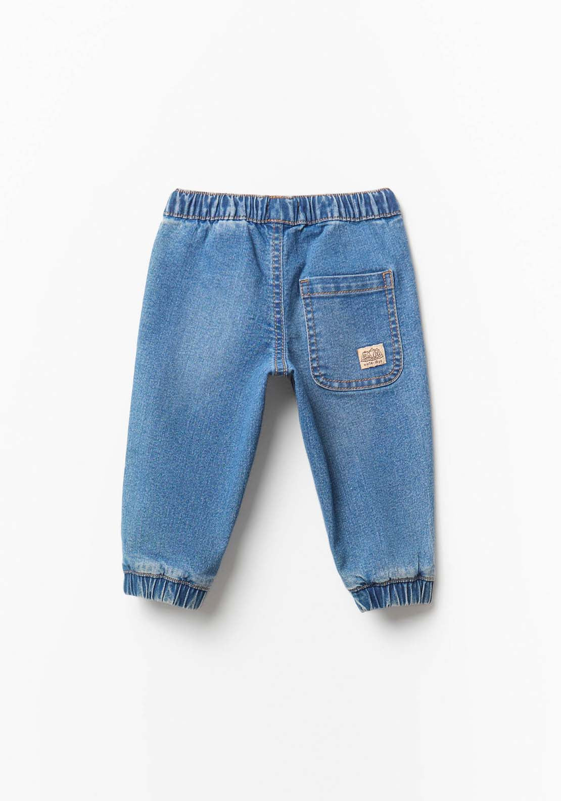 Jogger Denim Knit - Denim Light Wash