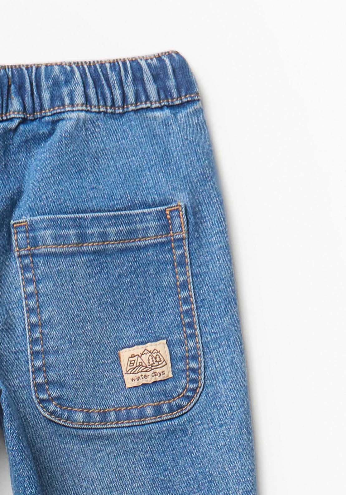 Jogger Denim Knit - Denim Light Wash