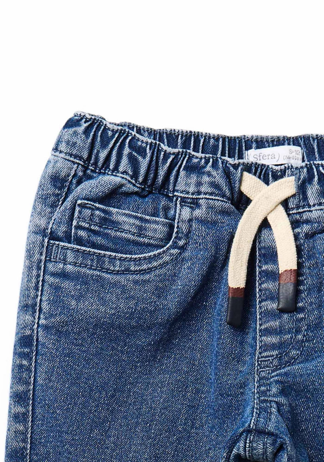 Comfort Fit Jogger Jeans - Denim Light Blue