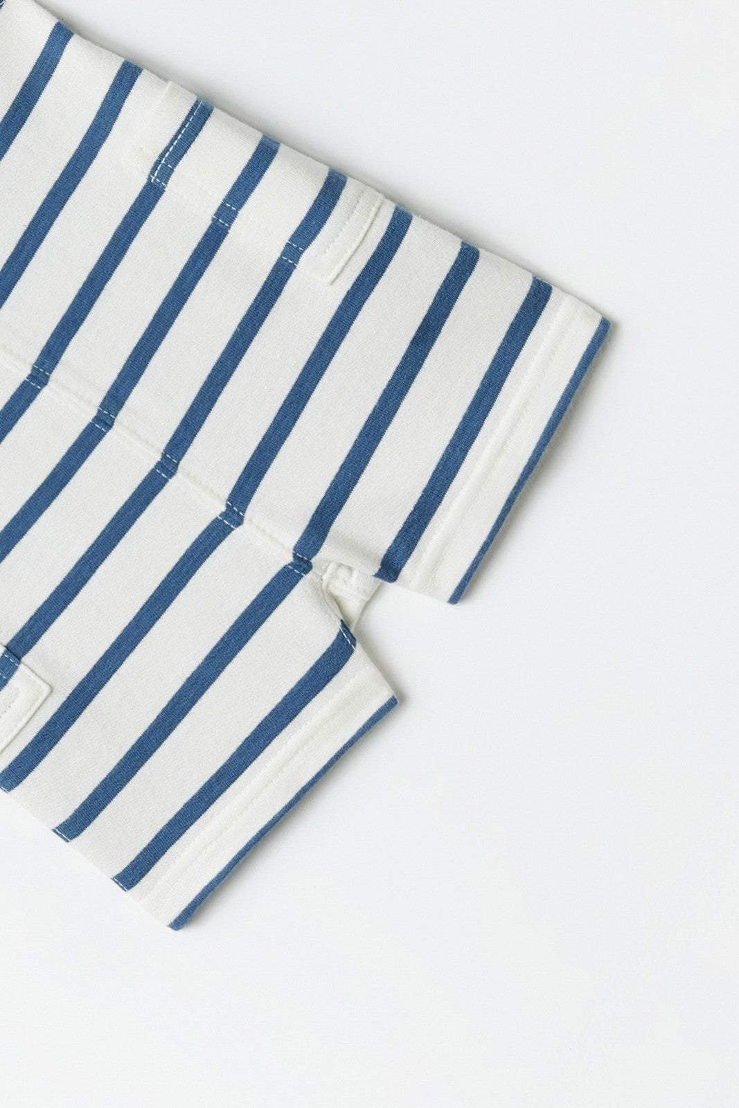 Sfera Striped terry dungarees - White 5 Shaws Department Stores