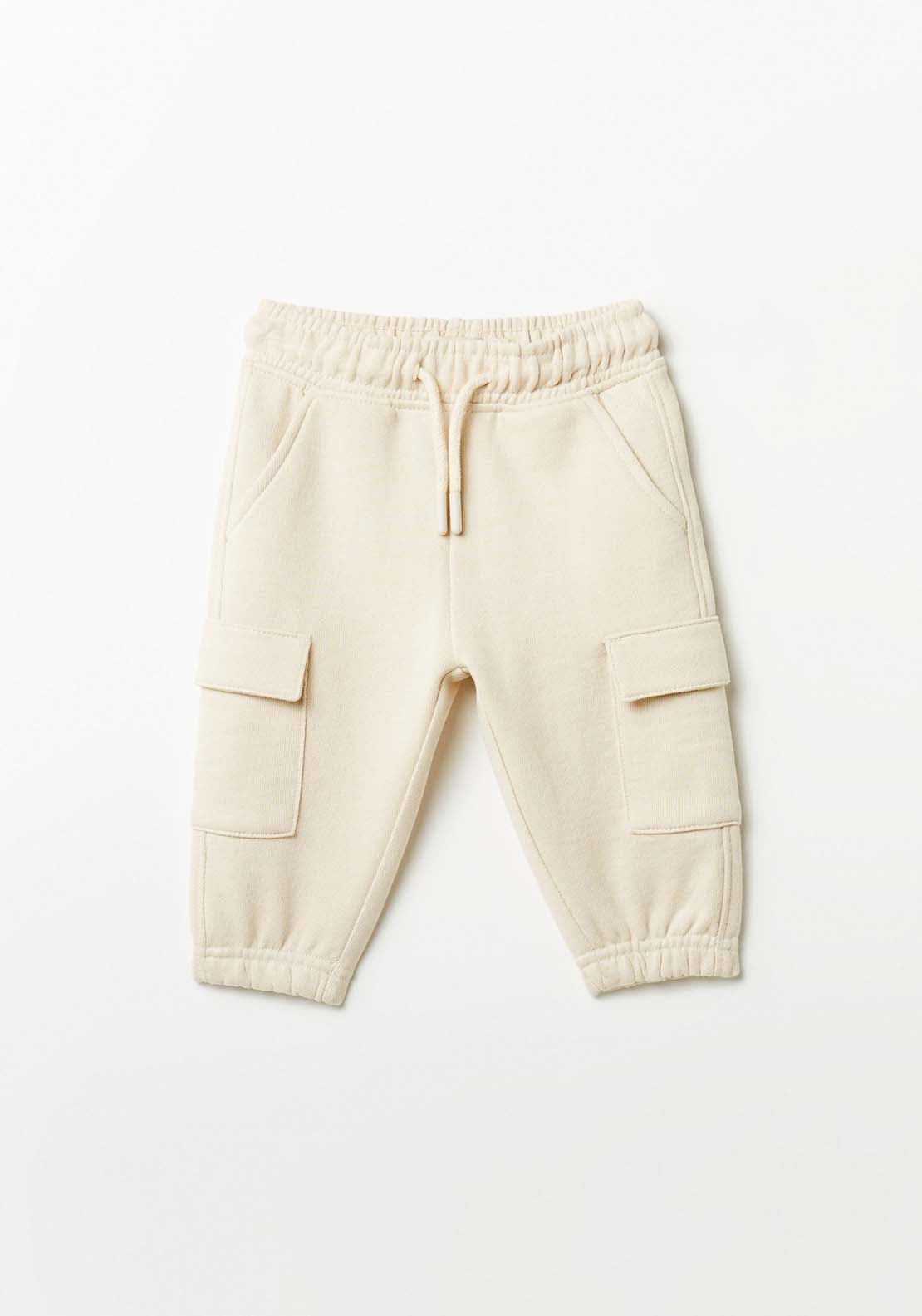 Sfera Cuffed Cargo Pants - White 3 Shaws Department Stores