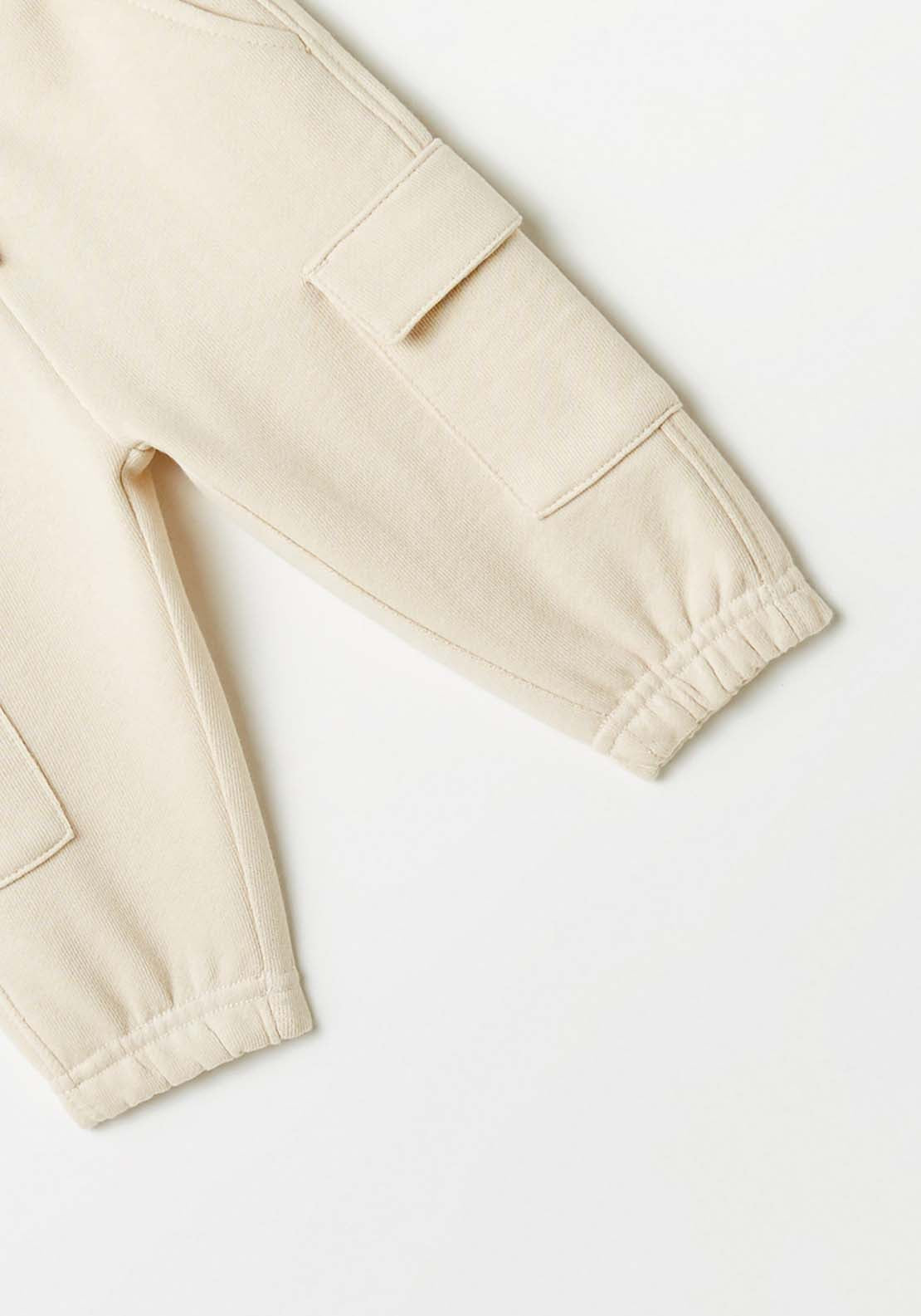 Sfera Cuffed Cargo Pants - White 5 Shaws Department Stores