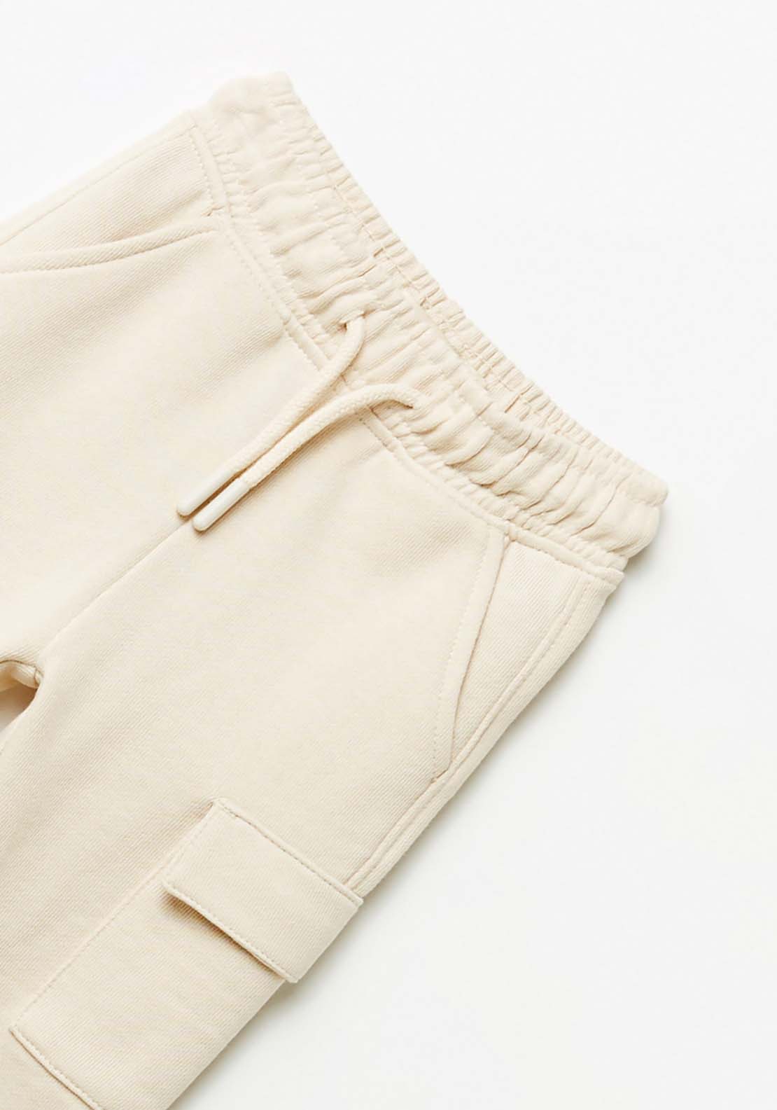 Sfera Cuffed Cargo Pants - White 4 Shaws Department Stores