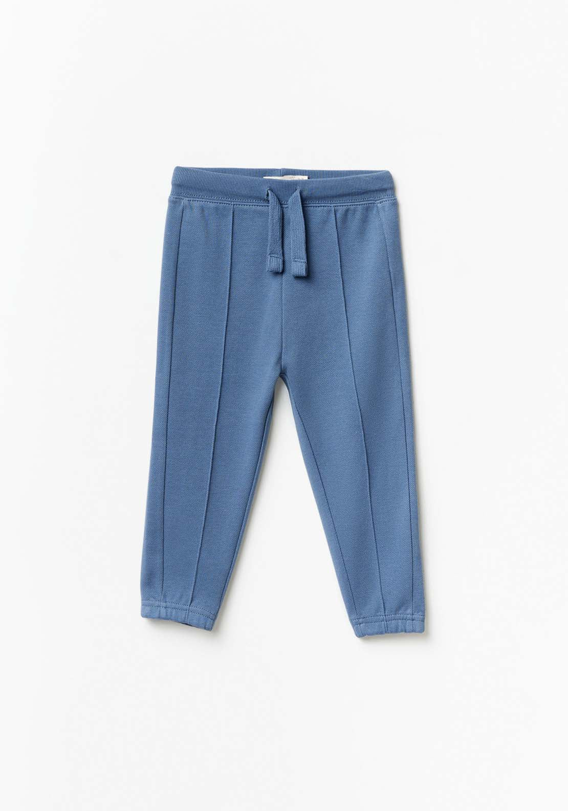 Sfera Baby Boy Basic Jogs With Drawstring - Blue 1 Shaws Department Stores