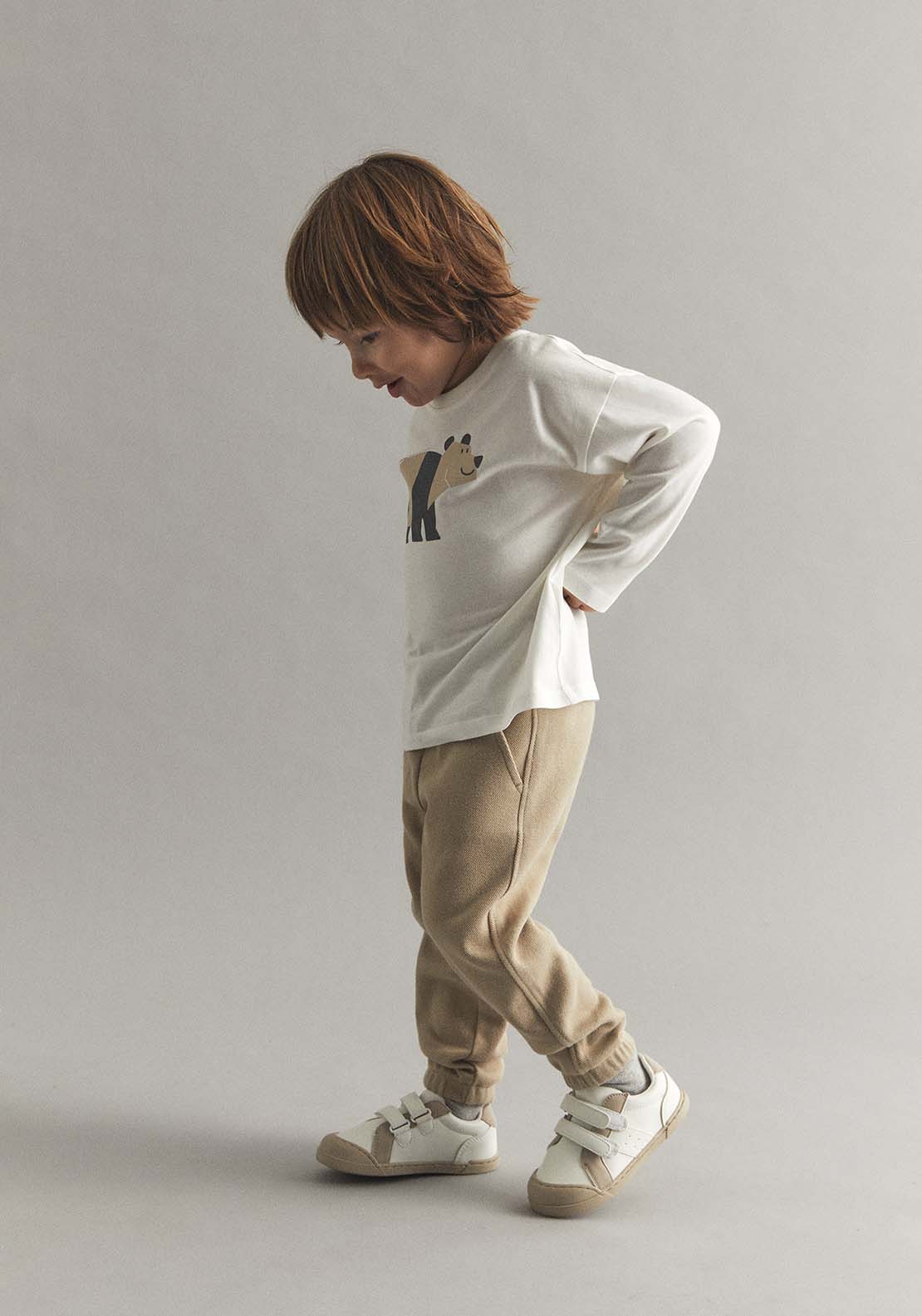 Plain Piqué Joggers - Toasty Beige