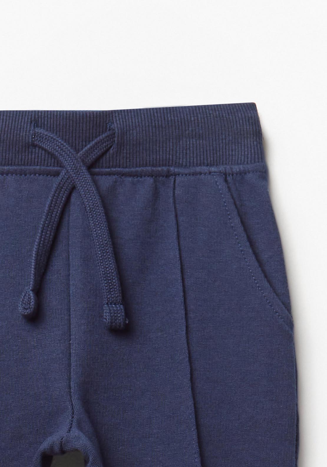 Sfera Soft Terry Joggers With Pockets - Blue 3 Shaws Department Stores