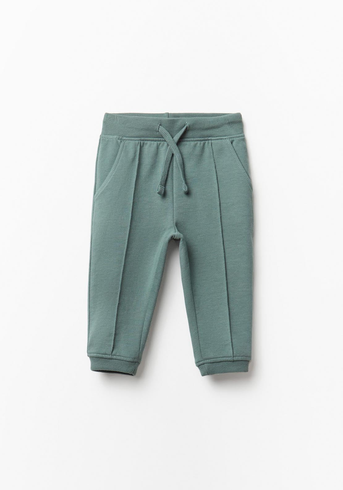Terry Joggers With Pockets - Green