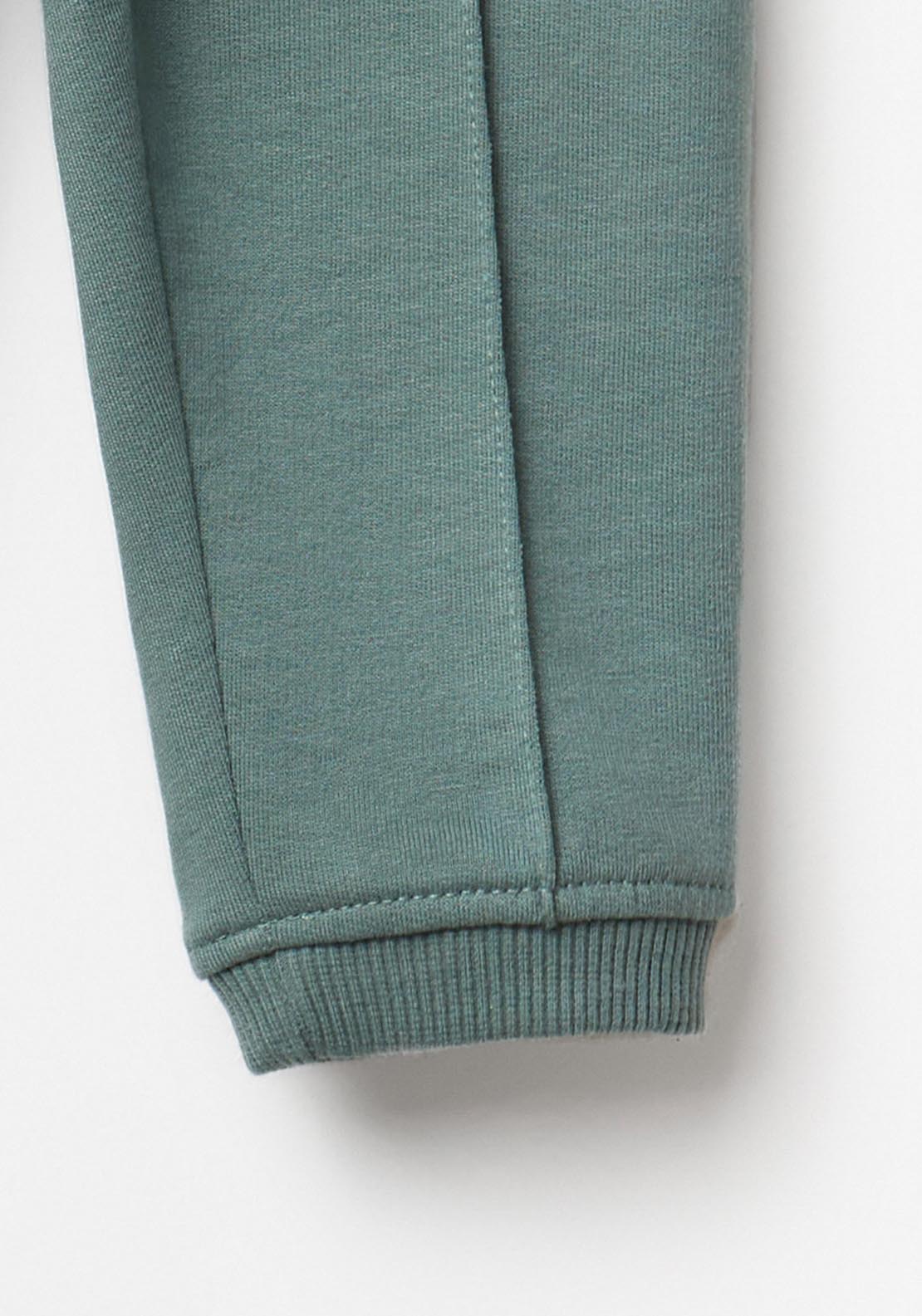 Terry Joggers With Pockets - Green