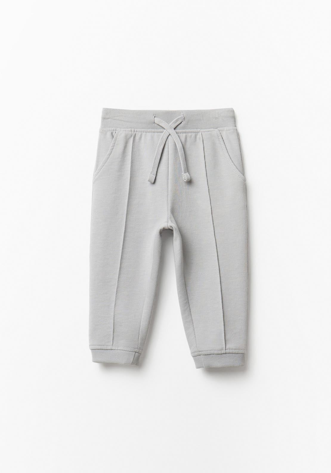 Terry Joggers With Pockets - Grey
