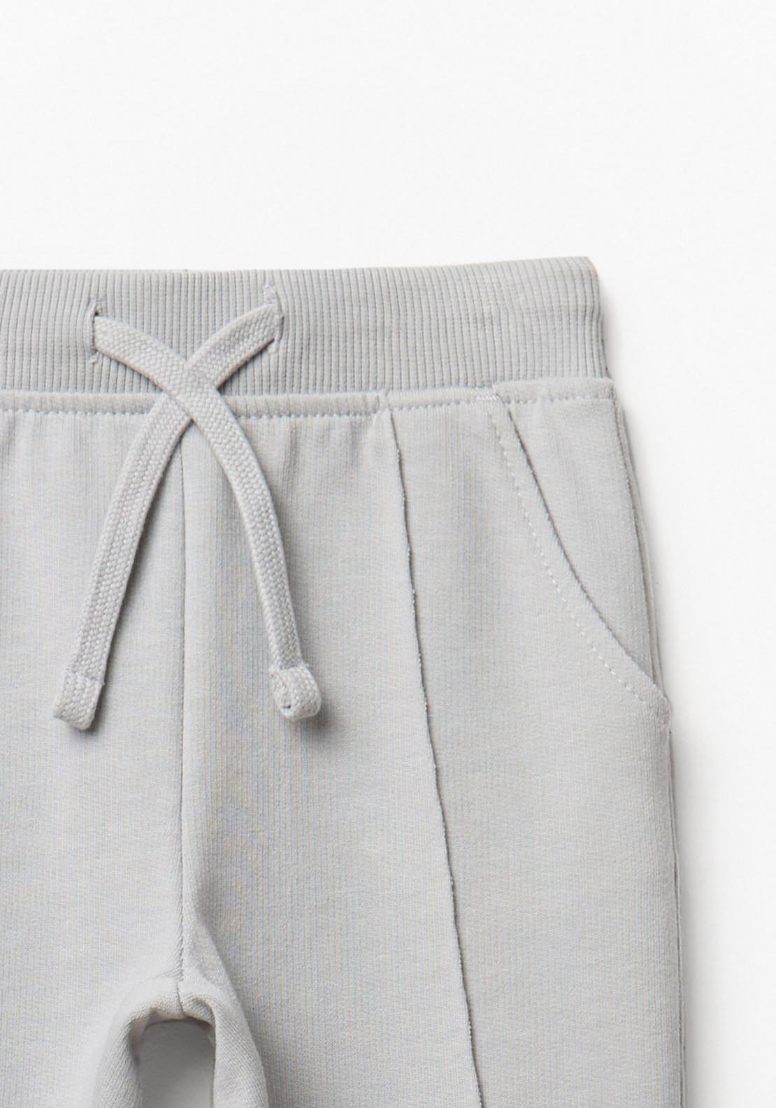 Terry Joggers With Pockets - Grey