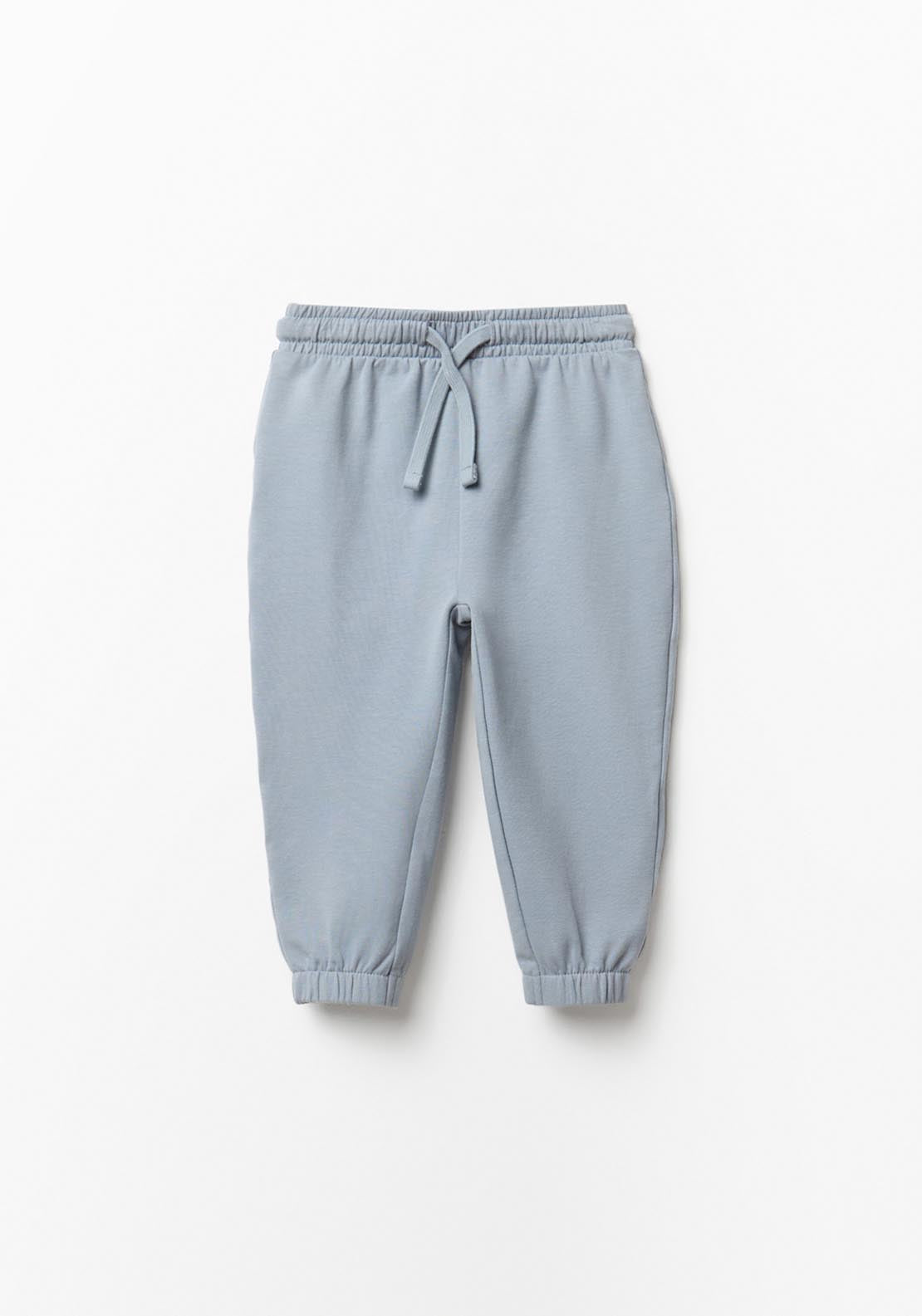 Sfera Terry Joggers With Drawstring - Blue 1 Shaws Department Stores