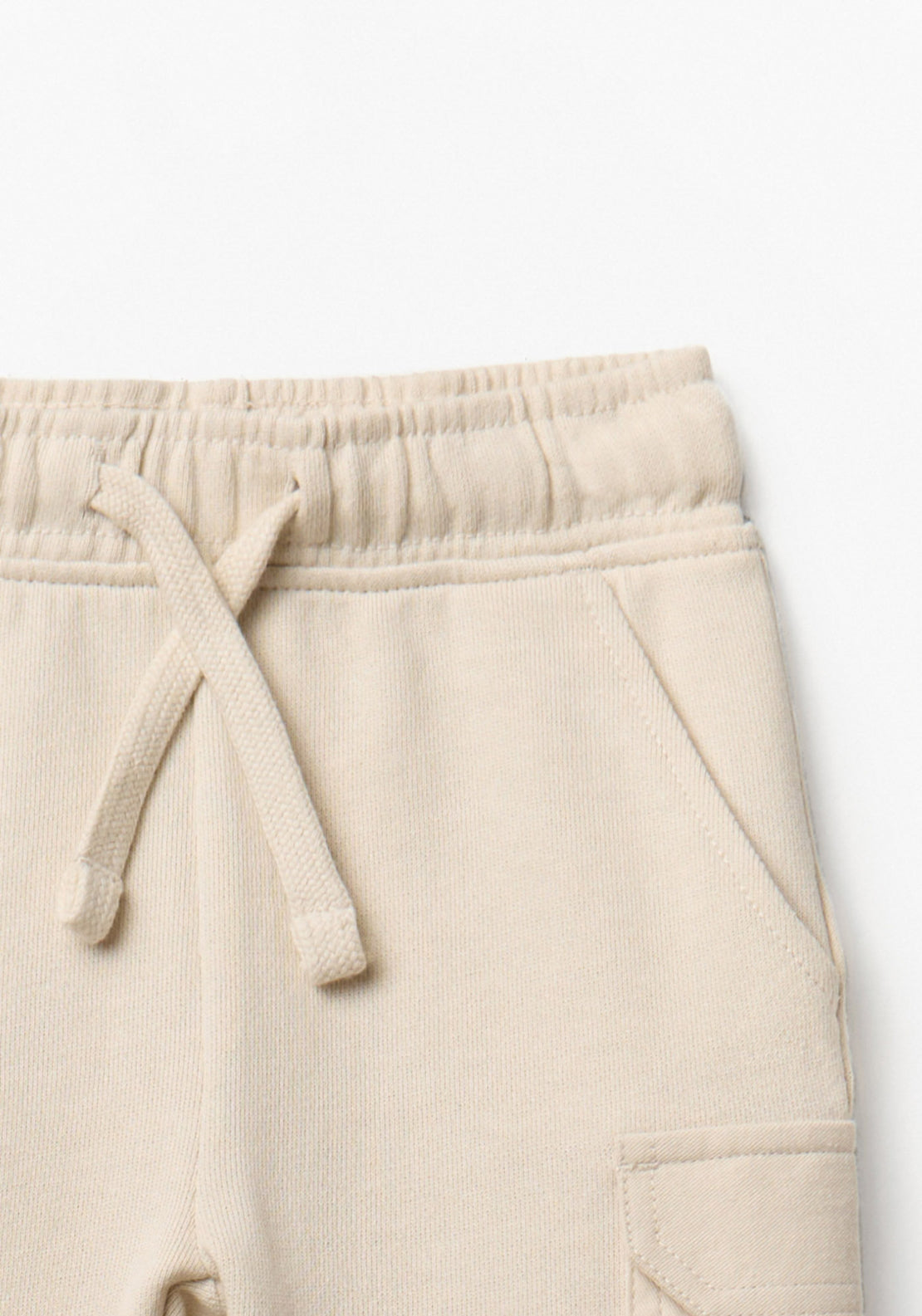 Cargo Terry Cloth Trousers - Grey