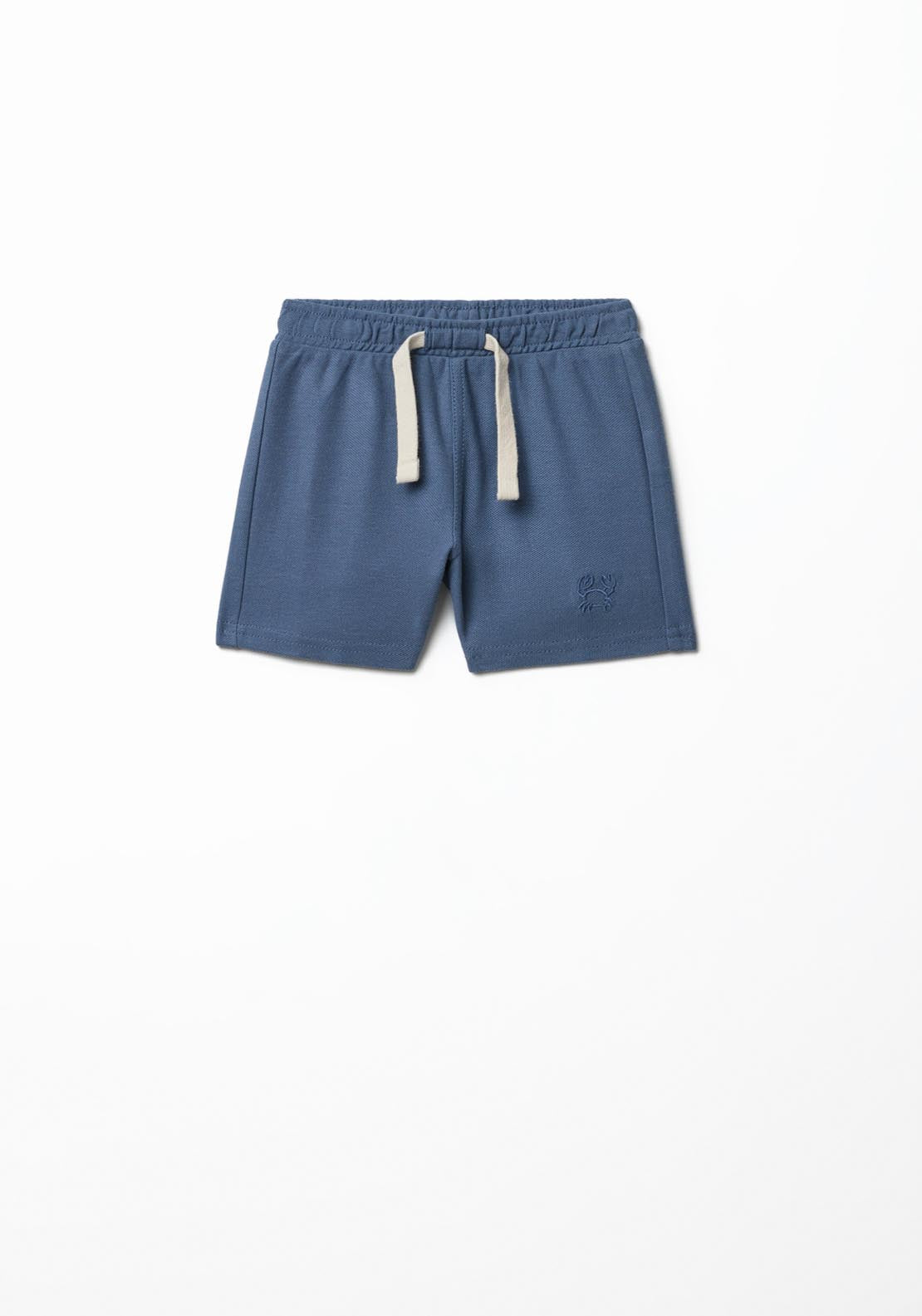 Sfera Cotton Piqué Bermuda Shorts - Navy / Blue 1 Shaws Department Stores