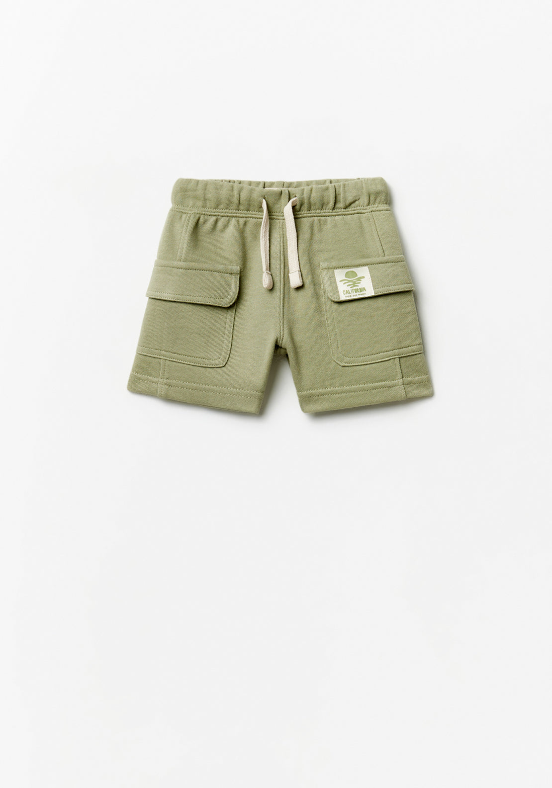 Sfera Terry cargo Bermuda shorts - Green 1 Shaws Department Stores