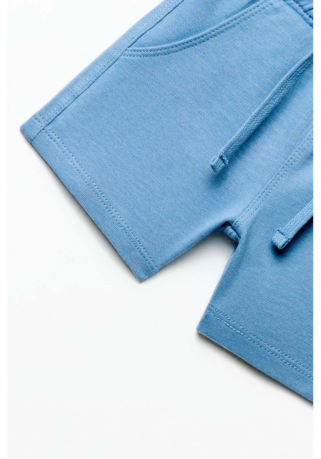 Sfera Bermuda Cotton Terry - Blue 3 Shaws Department Stores