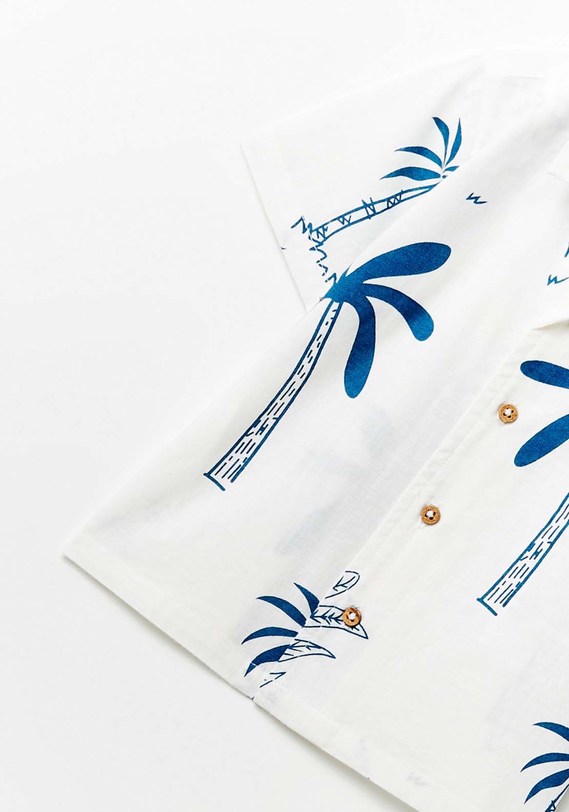 Sfera Palm Tree T-Shirt - Cream 4 Shaws Department Stores