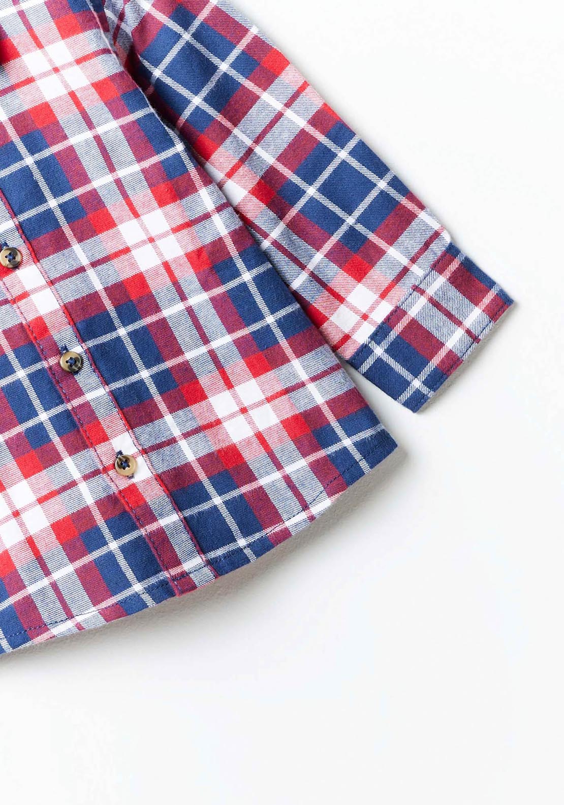 Sfera Check shirt - Red 3 Shaws Department Stores