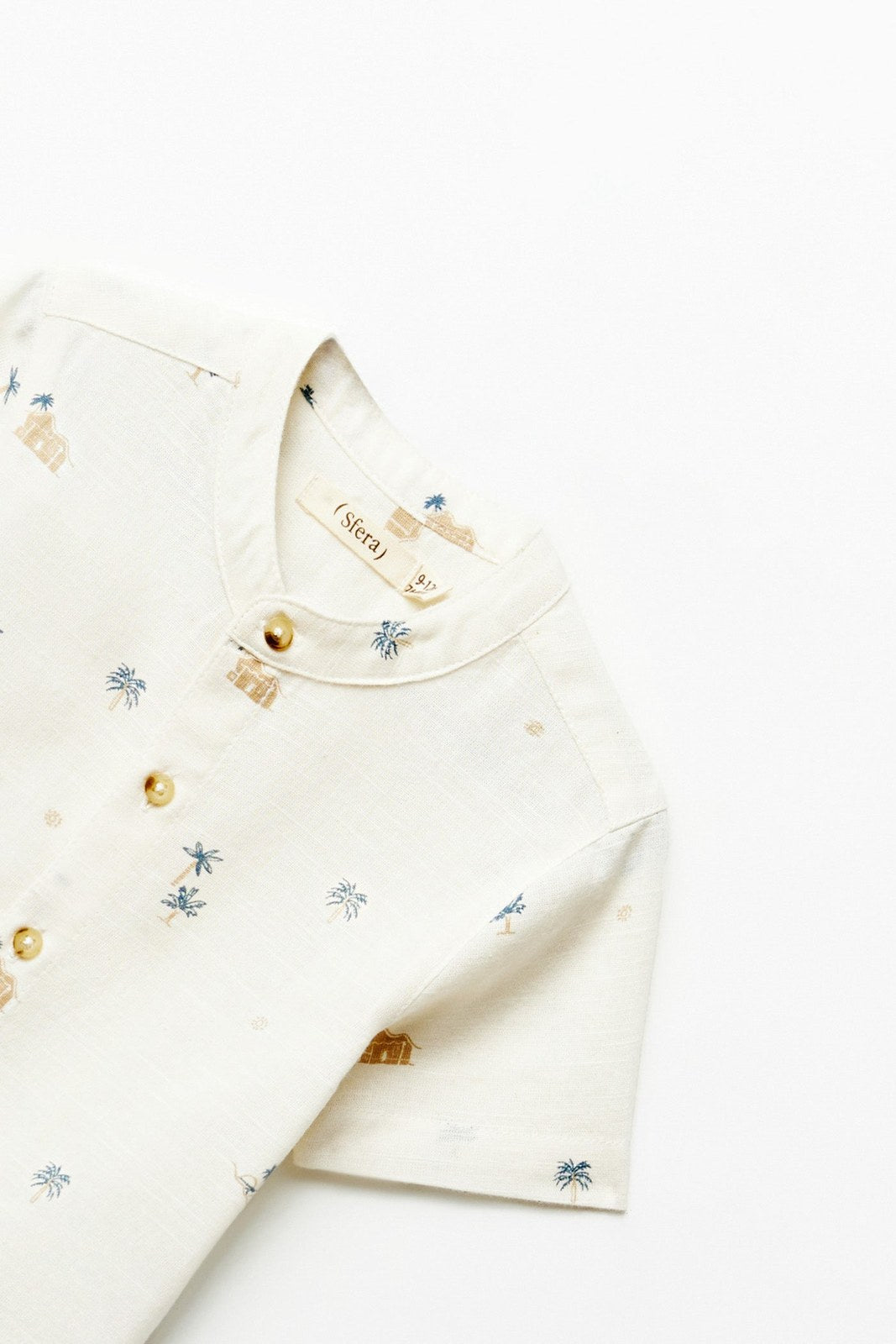 Sfera Printed shirt - White 5 Shaws Department Stores